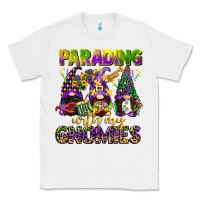 White parading with my gnomies mardi gras Classic Tee - CowGirlArtShop