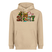 Mushroom true story jesus and mary wıth santa Heavyweight Hoodie - AdoDesignShop