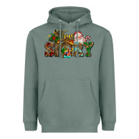 Sage true story jesus and mary wıth santa Heavyweight Hoodie - AdoDesignShop