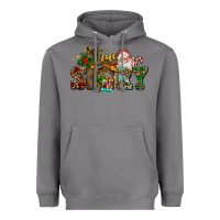 Storm true story jesus and mary wıth santa Heavyweight Hoodie - AdoDesignShop