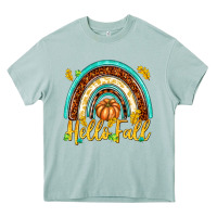 Arona Hello Fall with Rainbow Heavy Core Tee - texasbilliewilder