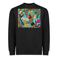 Black teacher mousepad Heavyweight Sweatshirt - BarkalooDesign