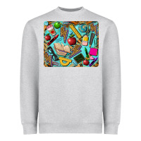 Heather Grey teacher mousepad Heavyweight Sweatshirt - BarkalooDesign