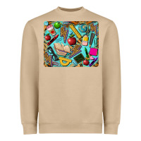 Mushroom teacher mousepad Heavyweight Sweatshirt - BarkalooDesign