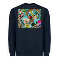Navy teacher mousepad Heavyweight Sweatshirt - BarkalooDesign