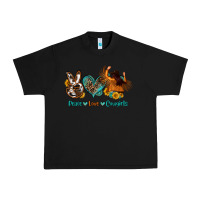 Black peace love cowgirls Urban Heavy Tee - OliviaCreatesArt