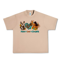 Burro peace love cowgirls Urban Heavy Tee - OliviaCreatesArt