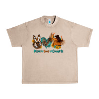 French Oak peace love cowgirls Urban Heavy Tee - OliviaCreatesArt
