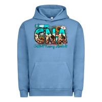 Pigment Pebble Blue cna certified nursing assistant Urban Hoodie - JahusDesignShop