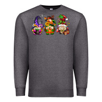 Charcoal Heather hallothanksmas gnome Premium Sweatshirt - AdoDesignShop