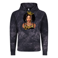 Cloud Black black queen Vintage Hoodie - FaDigitalArtStudio