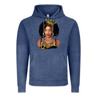 Vintage Denim black queen Vintage Hoodie - FaDigitalArtStudio
