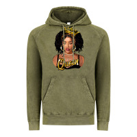 Vintage Olive black queen Vintage Hoodie - FaDigitalArtStudio