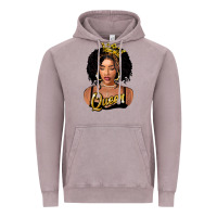 Vintage Zinc black queen Vintage Hoodie - FaDigitalArtStudio