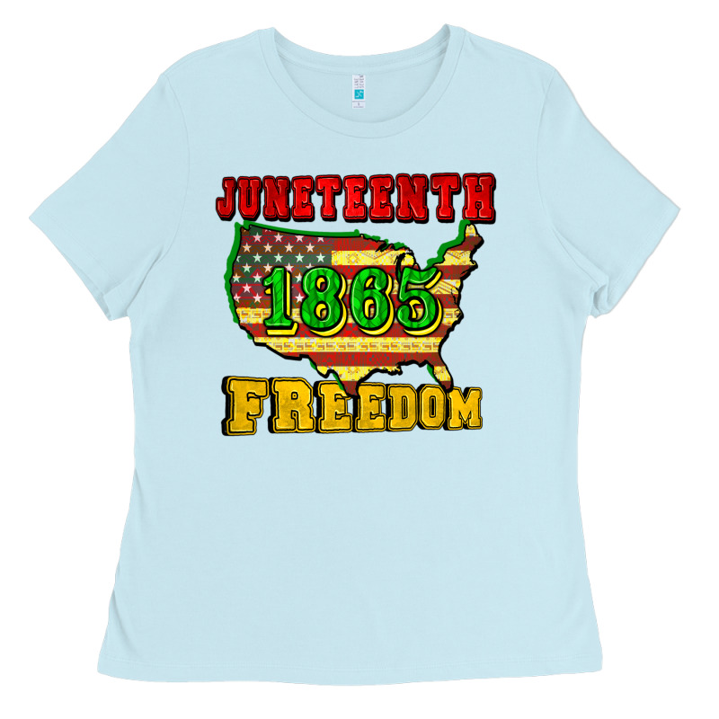 Juneteenth 1865 Freedom Ladies Tee by CowGirlArtShop | Teevron