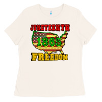 Bone juneteenth 1865 freedom Ladies Tee - CowGirlArtShop