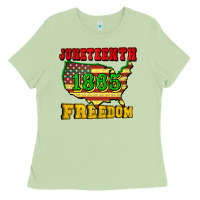 Matcha juneteenth 1865 freedom Ladies Tee - CowGirlArtShop