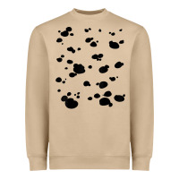 Mushroom dalmatian dog pattern funny diy costume t shirt Heavyweight Sweatshirt - linhVisuals