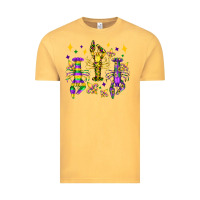 Vintage Mustard mardi gras craw fish olivia Vintage Tee - OliviaCreatesArt