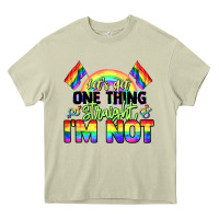 Mossy Let's get one thing straight i'm not Pride LGBTQ+ Heavy Core Tee - NancyCooperArtShop