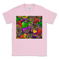 Bubblegum Pink mardi gras hearts Classic Tee - CowGirlArtShop