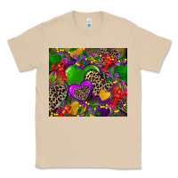 Mushroom mardi gras hearts Classic Tee - CowGirlArtShop