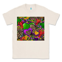 Natural mardi gras hearts Classic Tee - CowGirlArtShop