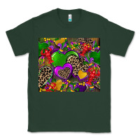 Sports Green mardi gras hearts Classic Tee - CowGirlArtShop