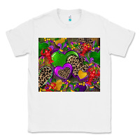 White mardi gras hearts Classic Tee - CowGirlArtShop