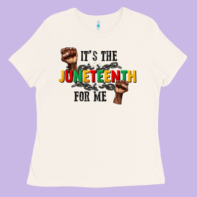Its The Juneteenth For Me Ladies Tee Designed By Cowgirlartshop