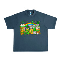 Midnight Navy st patricks day gnomes coffee cups Urban Heavy Tee - Jasminsmagicworld