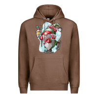 Chestnut merry Christmas gnome Premium Hoodie - CowhideDigitalArt