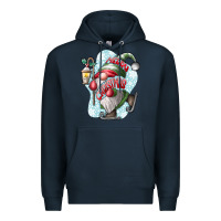 Navy merry Christmas gnome Premium Hoodie - CowhideDigitalArt