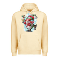 Pina Colada merry Christmas gnome Premium Hoodie - CowhideDigitalArt