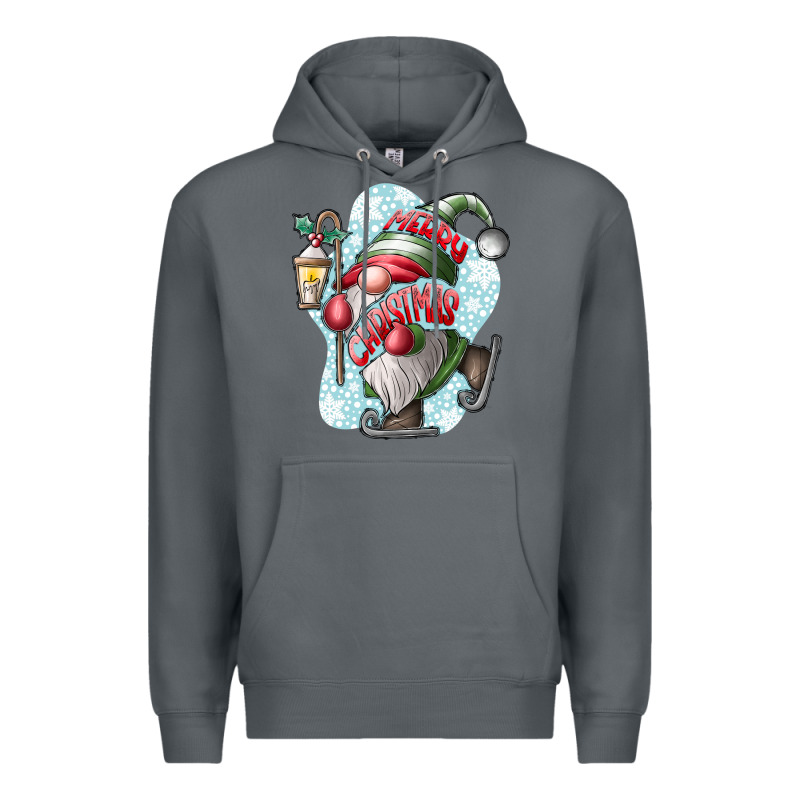 Merry Christmas Gnome Premium Hoodie by CowhideDigitalArt | Teevron