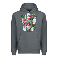 Rock merry Christmas gnome Premium Hoodie - CowhideDigitalArt