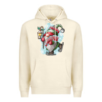 Sandshell merry Christmas gnome Premium Hoodie - CowhideDigitalArt