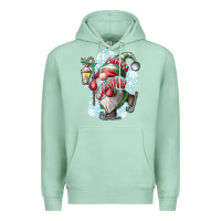 Seafoam merry Christmas gnome Premium Hoodie - CowhideDigitalArt