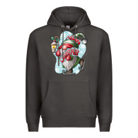 Smoke merry Christmas gnome Premium Hoodie - CowhideDigitalArt