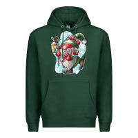 Sports Green merry Christmas gnome Premium Hoodie - CowhideDigitalArt