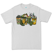 Army Coffee Cups 4th Of July Premium Tee | Teevron