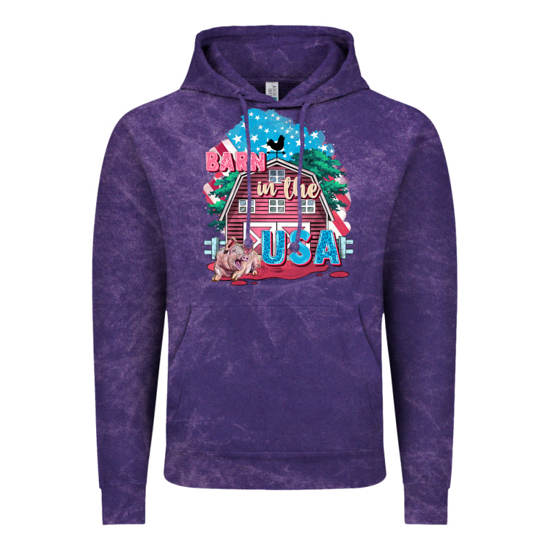 Barn In The Usa Vintage Hoodie by FaDigitalArtStudio | Teevron