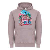 Vintage Zinc Barn in the USA Vintage Hoodie - FaDigitalArtStudio