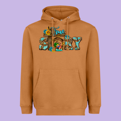 True Story Jesus And Mary Wıth God Heavyweight Hoodie Designed By Adodesignshop
