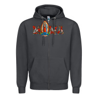 Smoke mama our lady of guadalupe Zipper Hoodie - BarkalooDesign