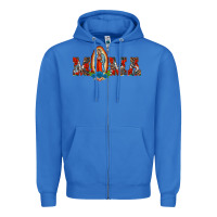 True Royal mama our lady of guadalupe Zipper Hoodie - BarkalooDesign