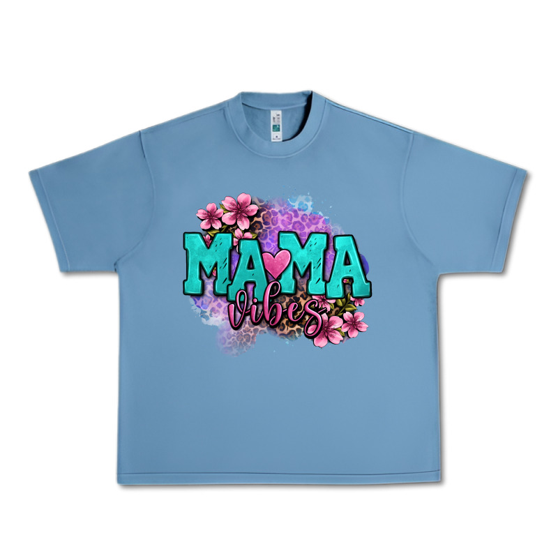 Mama Vibes Floral Urban Heavy Tee by OliviaCreatesArt | Teevron