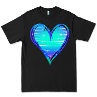 Black Mermaid Heart Premium Tee - Jasminsmagicworld