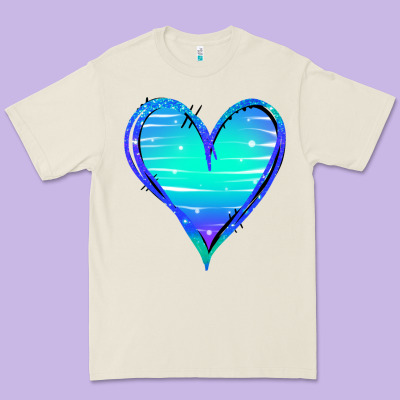 Mermaid Heart Premium Tee Designed By Jasminsmagicworld