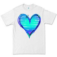 White Mermaid Heart Premium Tee - Jasminsmagicworld